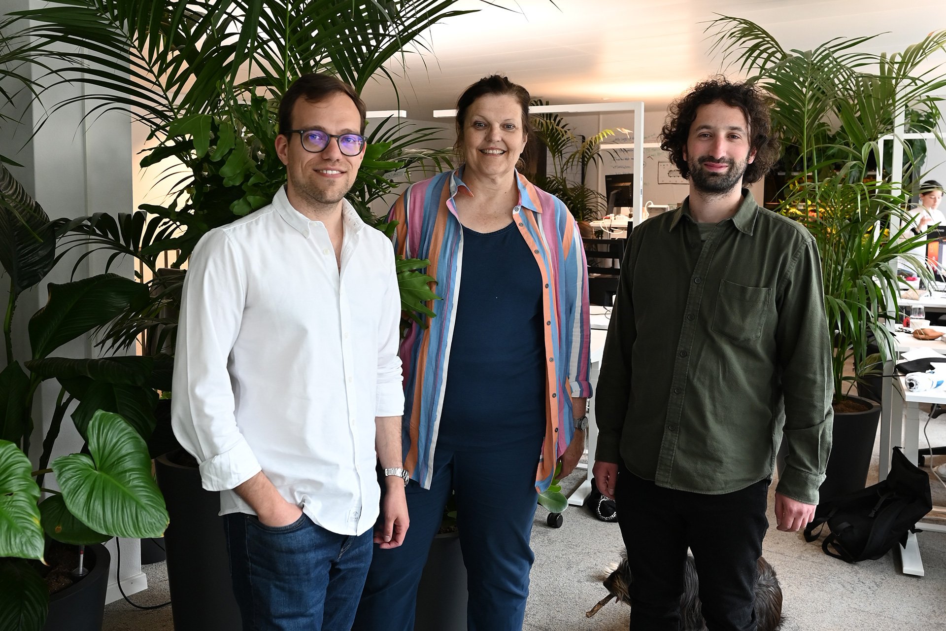 Manuel Winter, Rita Salathé und Joel Bloch (von links nach rechts) haben Oxygen at Work 2017 gegründet.