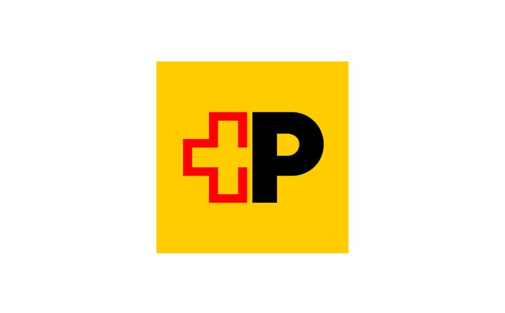 Logo of Swiss Post Sanela Health AG - the contact for digital health services in Switzerland for the electronic patient record (EPR).